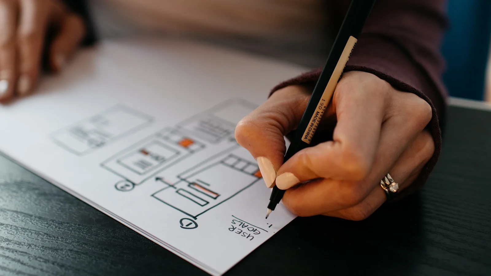 Modern UI card layout with structured information, imagery, and clear action buttons