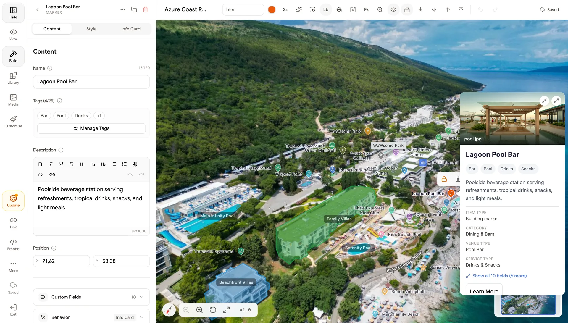 Layerpin Map Editor Interactive Workspace